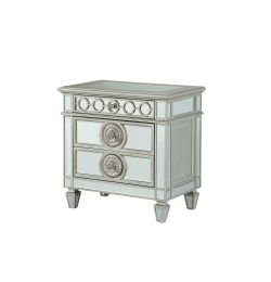 Varian Nightstand in Mirrored 26153