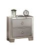 Voeville II Nightstand in Platinum 24843