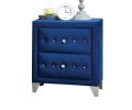 Dante Nightstand; Blue Velvet 24223