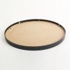 28" Wall Round Circle Mirror Bathroom Make Up Vanity Mirror - Black