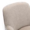 Richfield Oatmeal Wood Base Swivel Chair