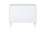 Dubni Accent Table in White &amp; Black Finish AC00394