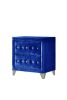 Dante Nightstand; Blue Velvet 24223