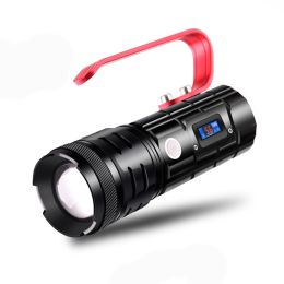 Super Bright High-power Night Fishing Lights (Option: Battery display-Small bracket set-USB)