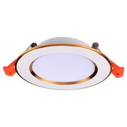 Creative Simple Anti-fog Straw Hat Downlight (Option: Warm white 6000K-4inches 12W)