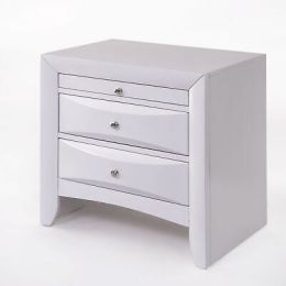 Ireland Nightstand in White 21704 (Default: Default)