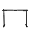 Electric Stand up Desk Frame, Dual Motor Load  Ergonomic Electric Standing Desk Frame 3-Stage Height Adjustable with Memory Controller - Frame Only