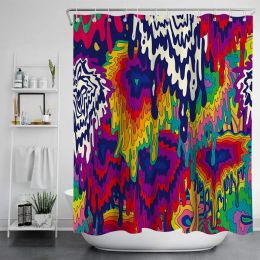 Digital Print-free Bathroom Curtain (Option: YLLHFK11-200x180CM)