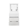 Modern High gloss UV Night Stand with 3 drawers & LED lights