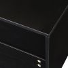 Modern High gloss UV Night Stand with 2 drawers & LED lights