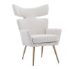 COOLMORE Accent Chair ; leisure single chair with Golden feet