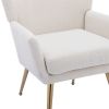 COOLMORE Accent Chair ; leisure single chair with Golden feet