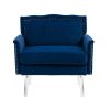 COOLMORE Accent Chair ; Living Room Chair / leisure single sofa with acrylic feet