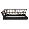 Queen Size Low Profile Upholstered Platform Bed with LED headboard