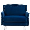 COOLMORE Accent Chair ; Living Room Chair / leisure single sofa with acrylic feet